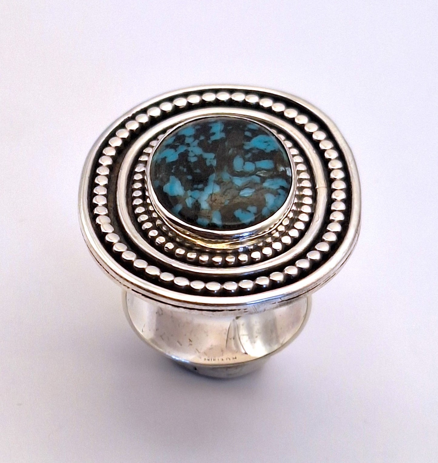 Anillo Turquesa tibetana L