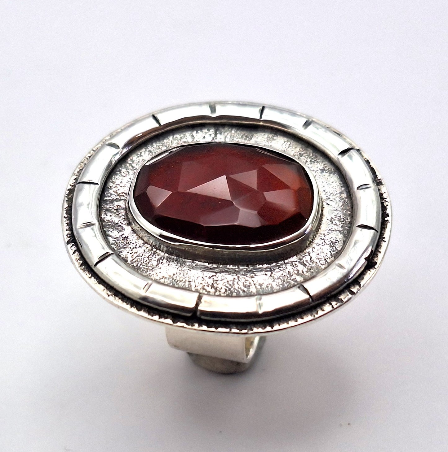 Anillo Granate Hessonita L