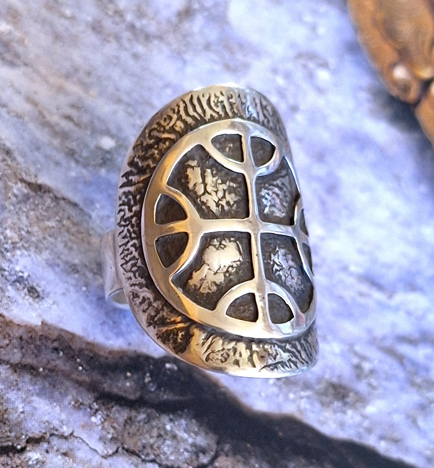 Anillo kultrún Mapuche