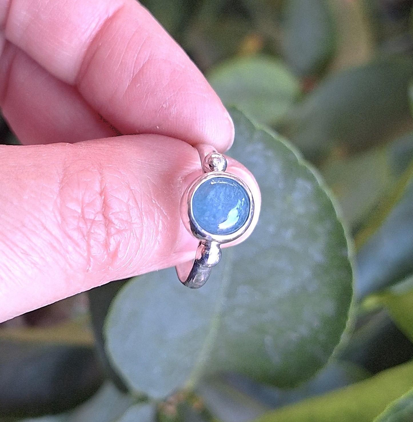 Anillo sortija Aguamarina