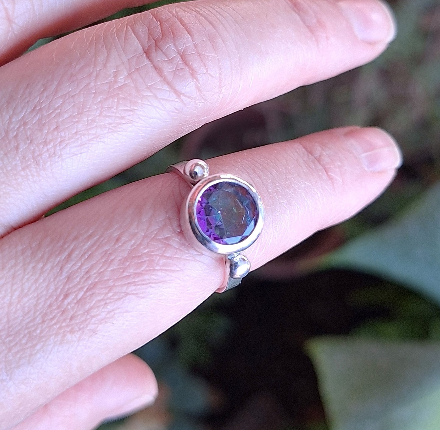 Anillo sortija Topacio Místico