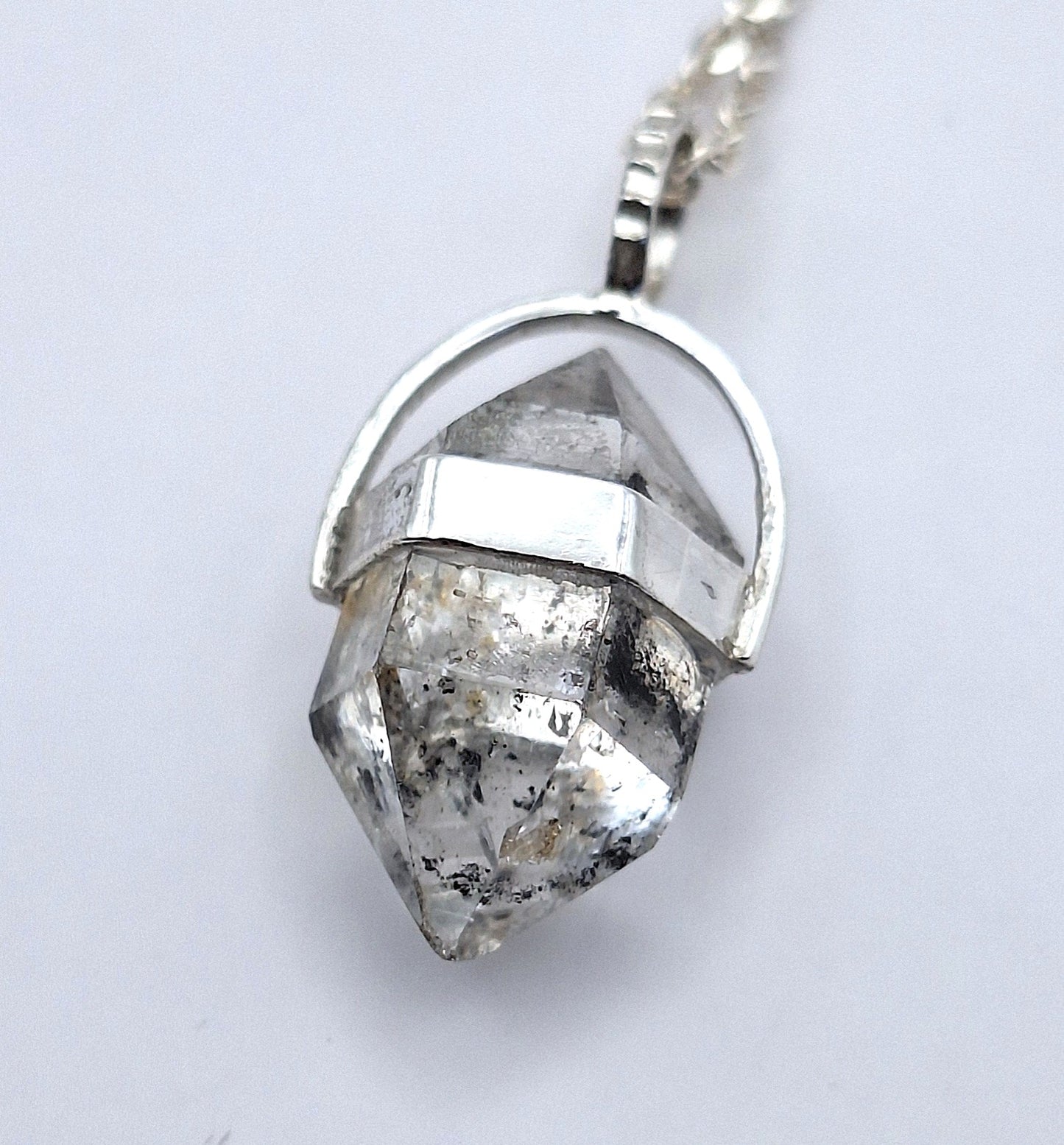 Colgante punta Cuarzo Herkimer