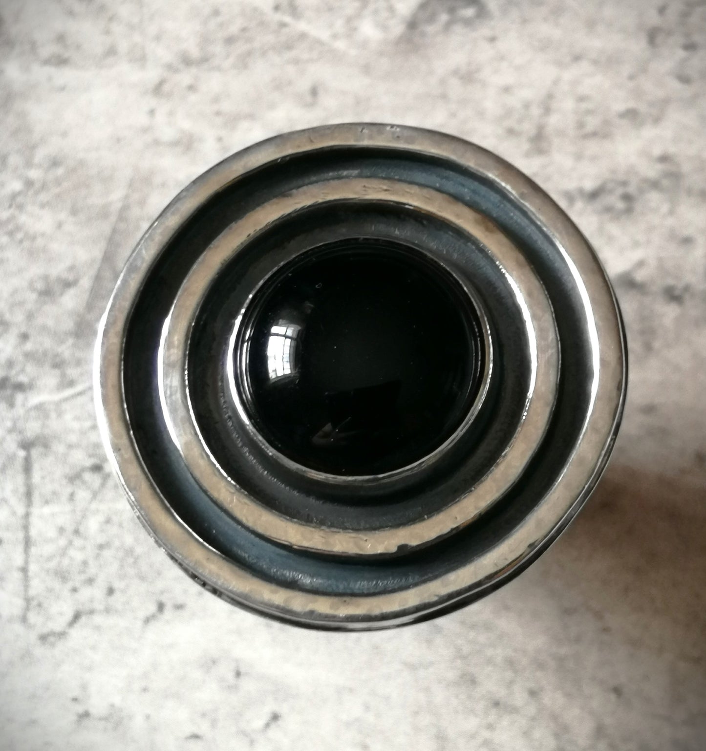 Anillo Ónix negro XL