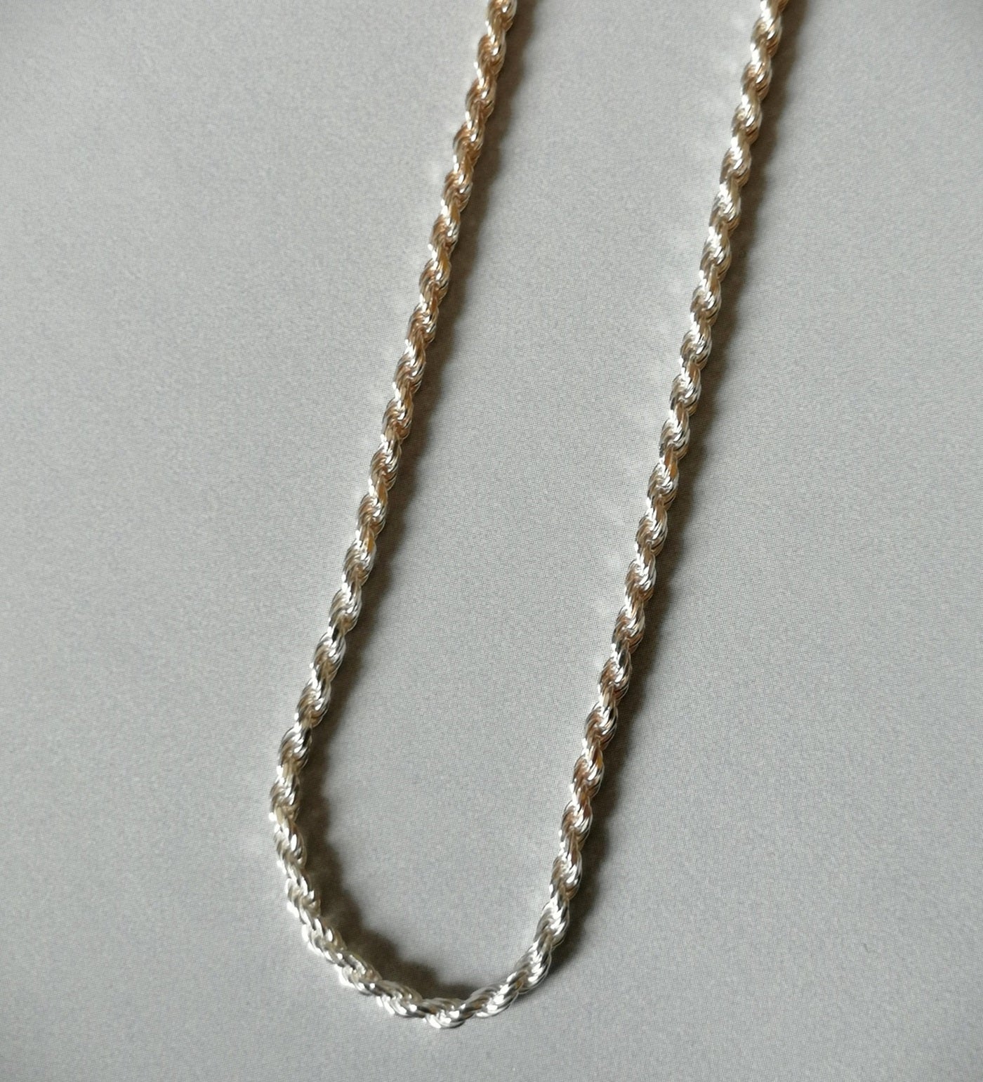 Cadena de plata 925 tourbillón 50 cms