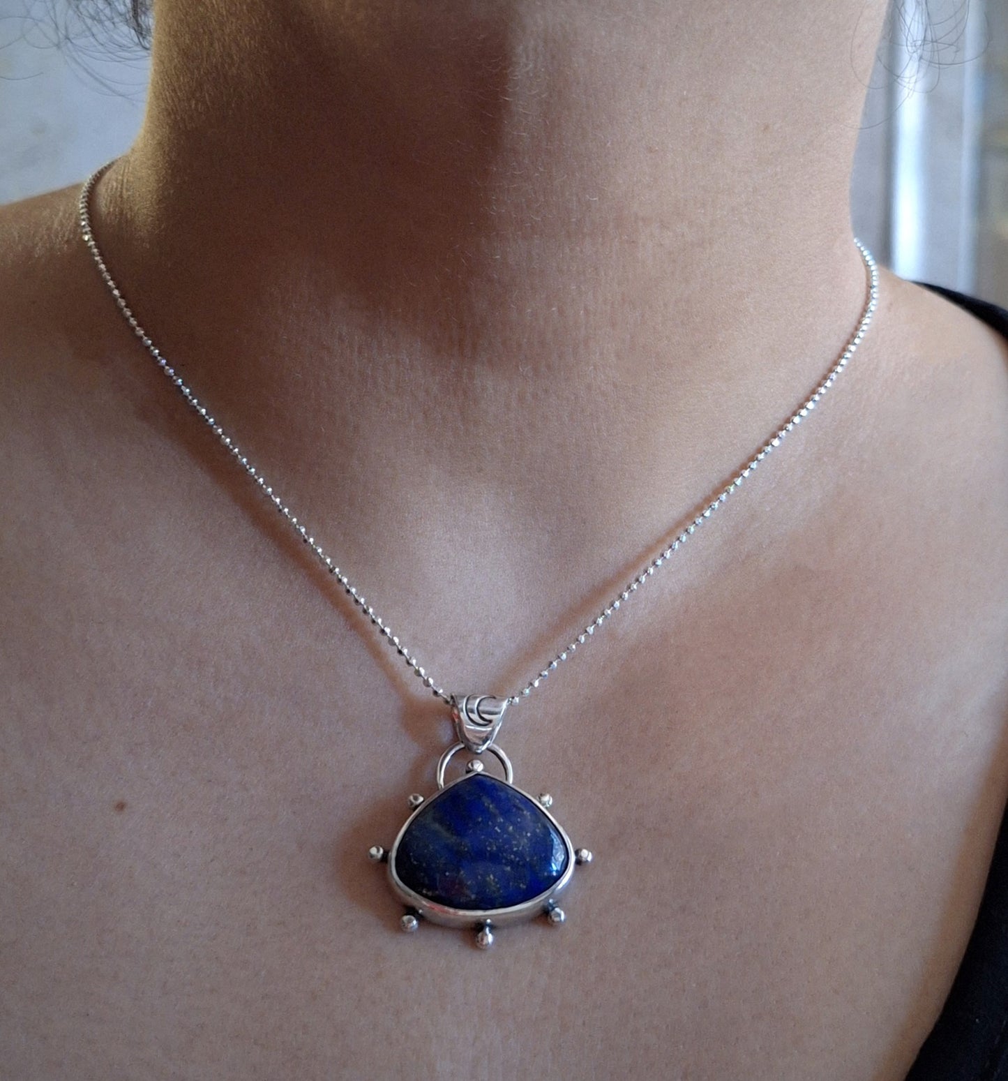 Colgante pelotitas Lapislázuli