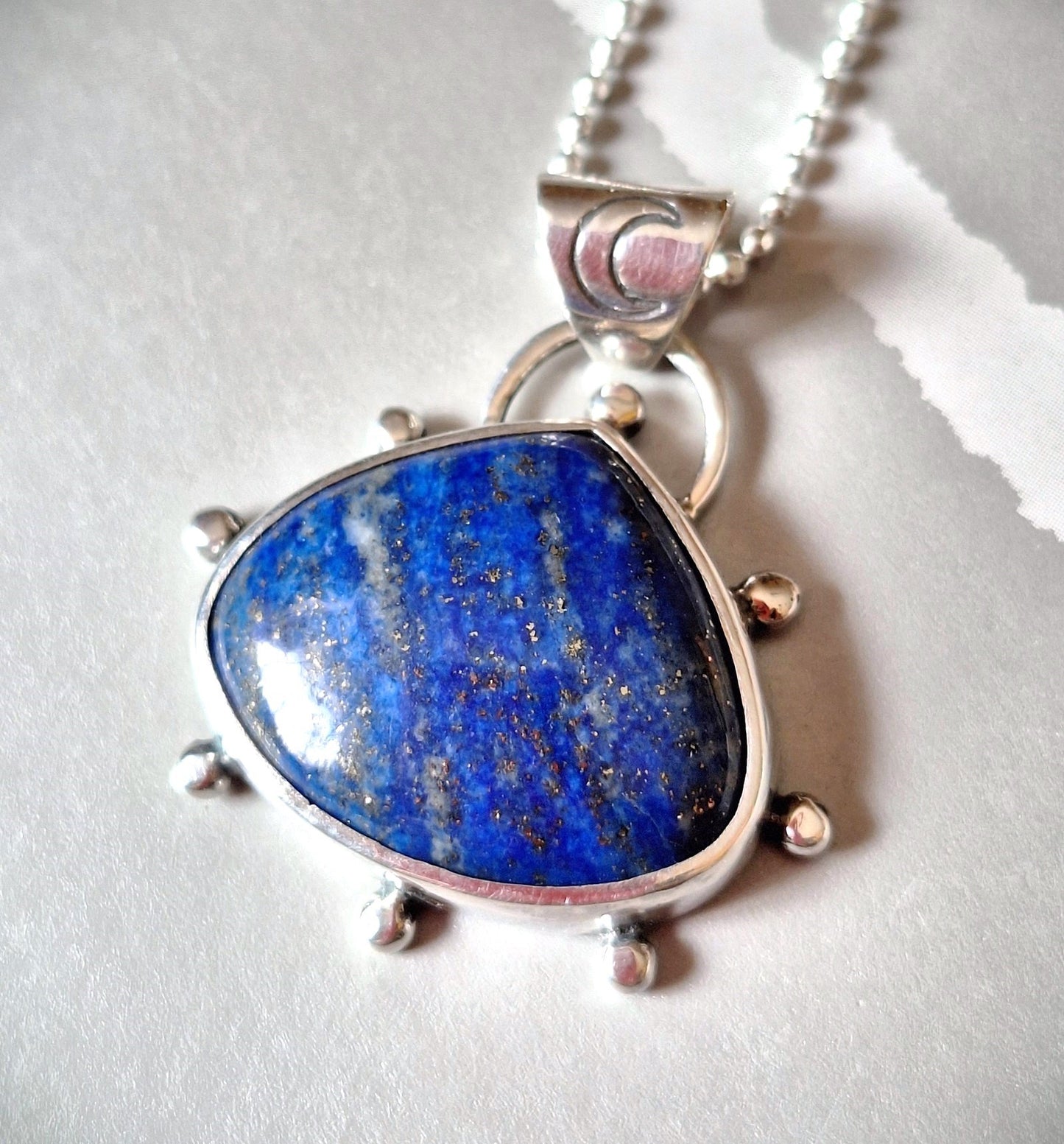 Colgante pelotitas Lapislázuli