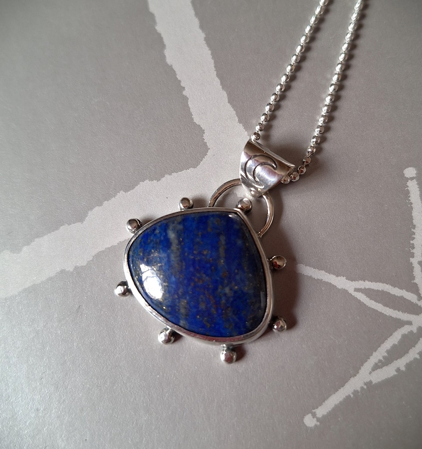 Colgante pelotitas Lapislázuli