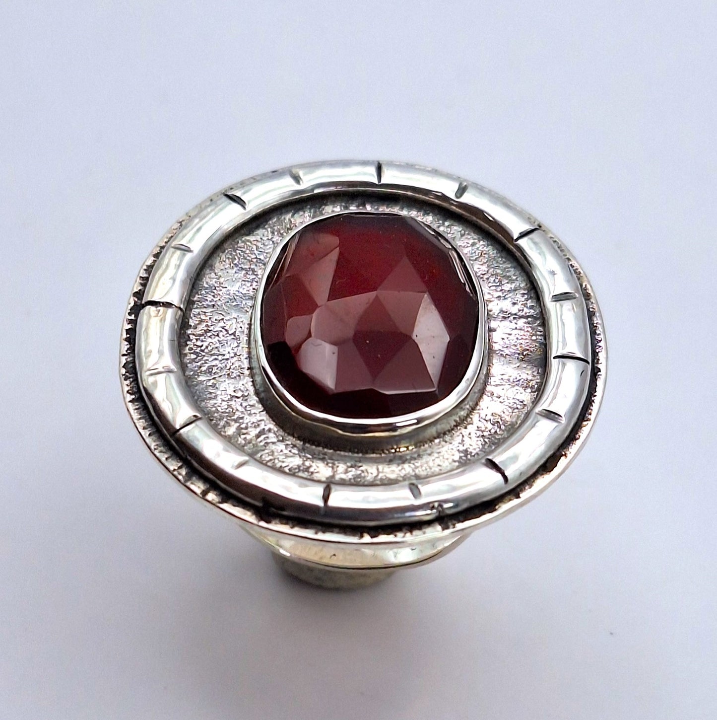 Anillo Granate Hessonita L