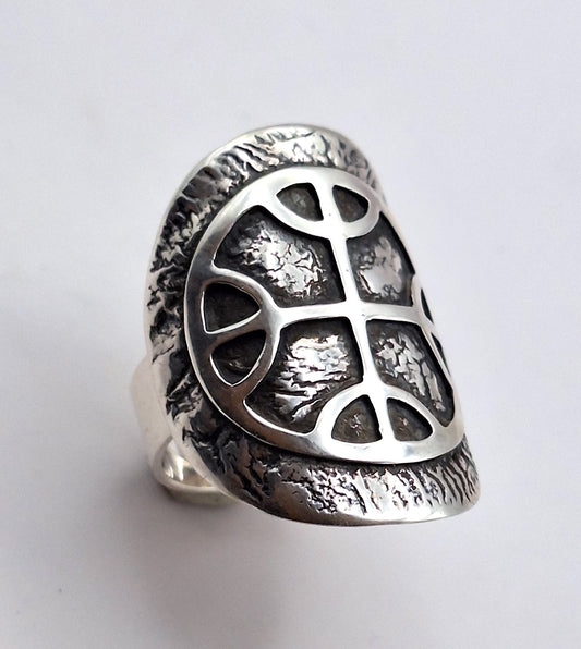 Anillo kultrún Mapuche