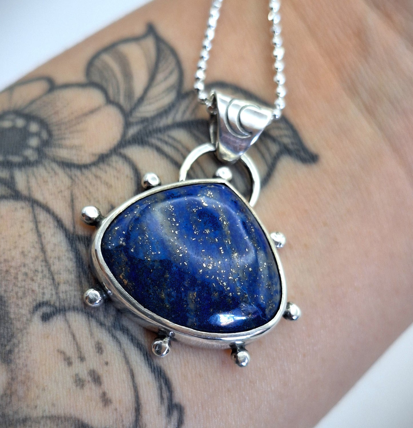 Colgante pelotitas Lapislázuli