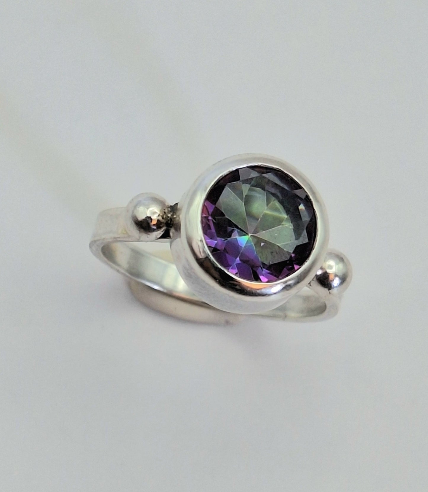 Anillo sortija Topacio Místico