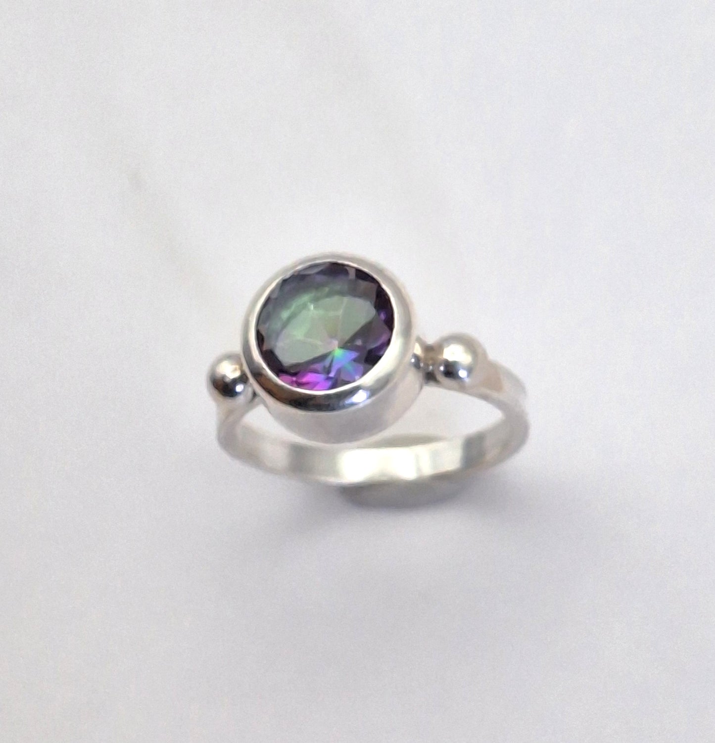 Anillo sortija Topacio Místico
