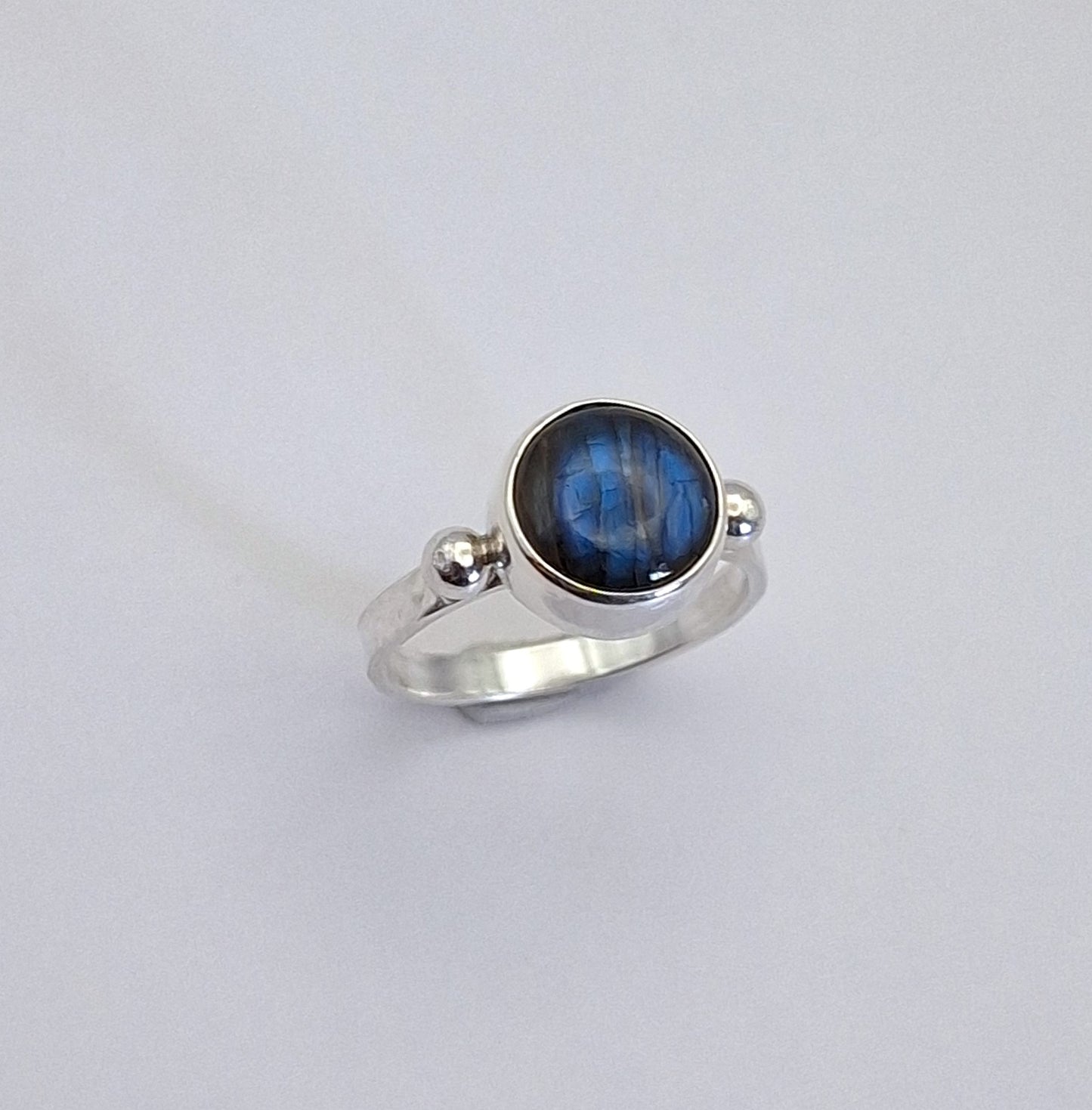 Anillo sortija Labradorita
