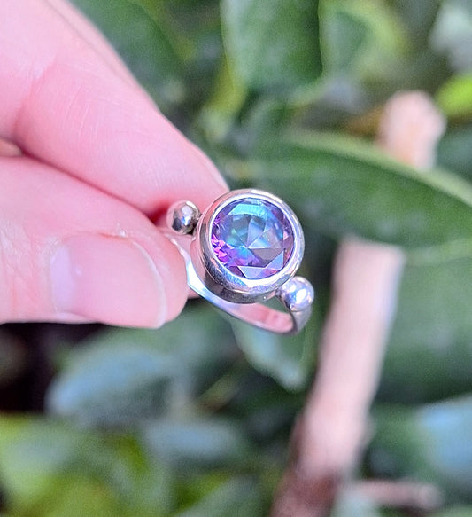 Anillo sortija Topacio Místico