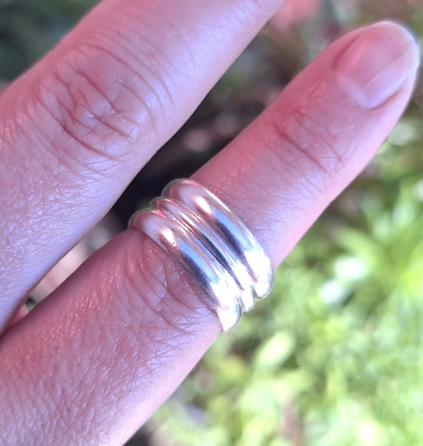 Anillo triple argolla ancho