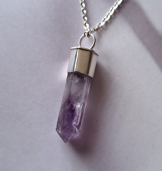 Colgante punta de Amatista simple