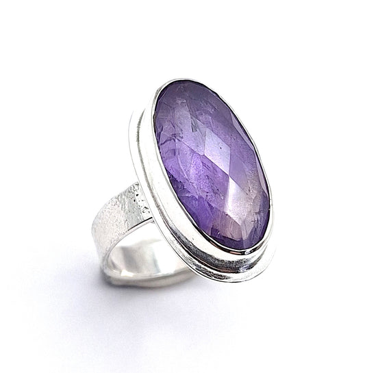 Anillo Amatista borde pequeño