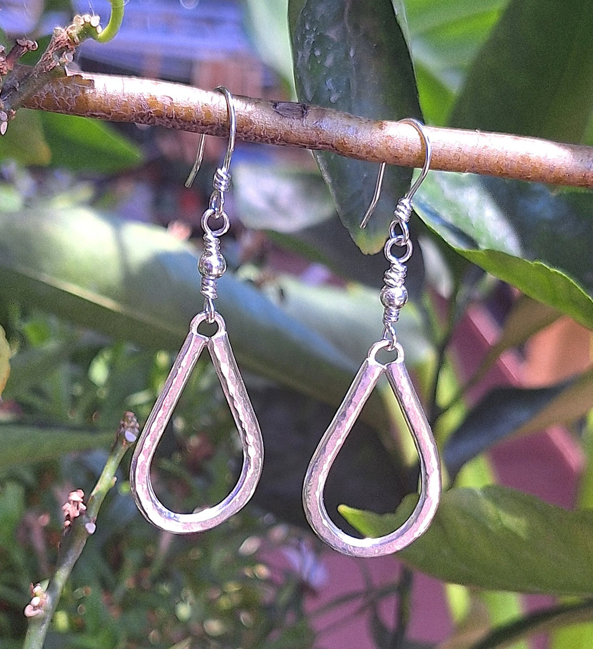 Aros gotas colgantes largos