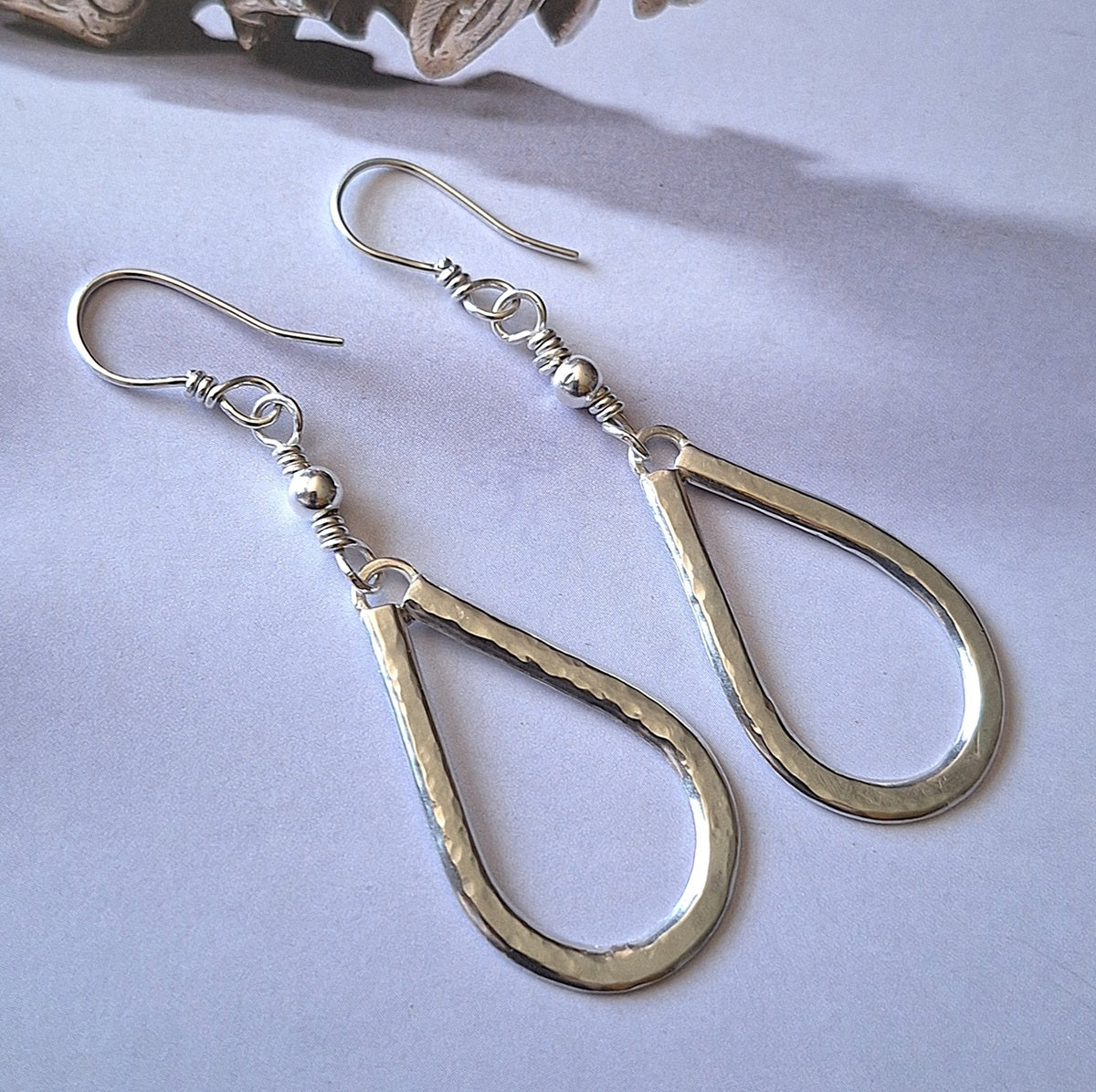 Aros gotas colgantes largos