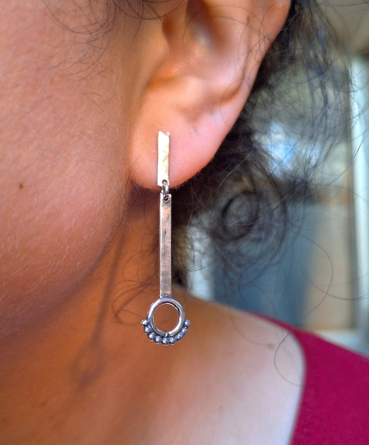 Aros palitos con círculo y pelotitas