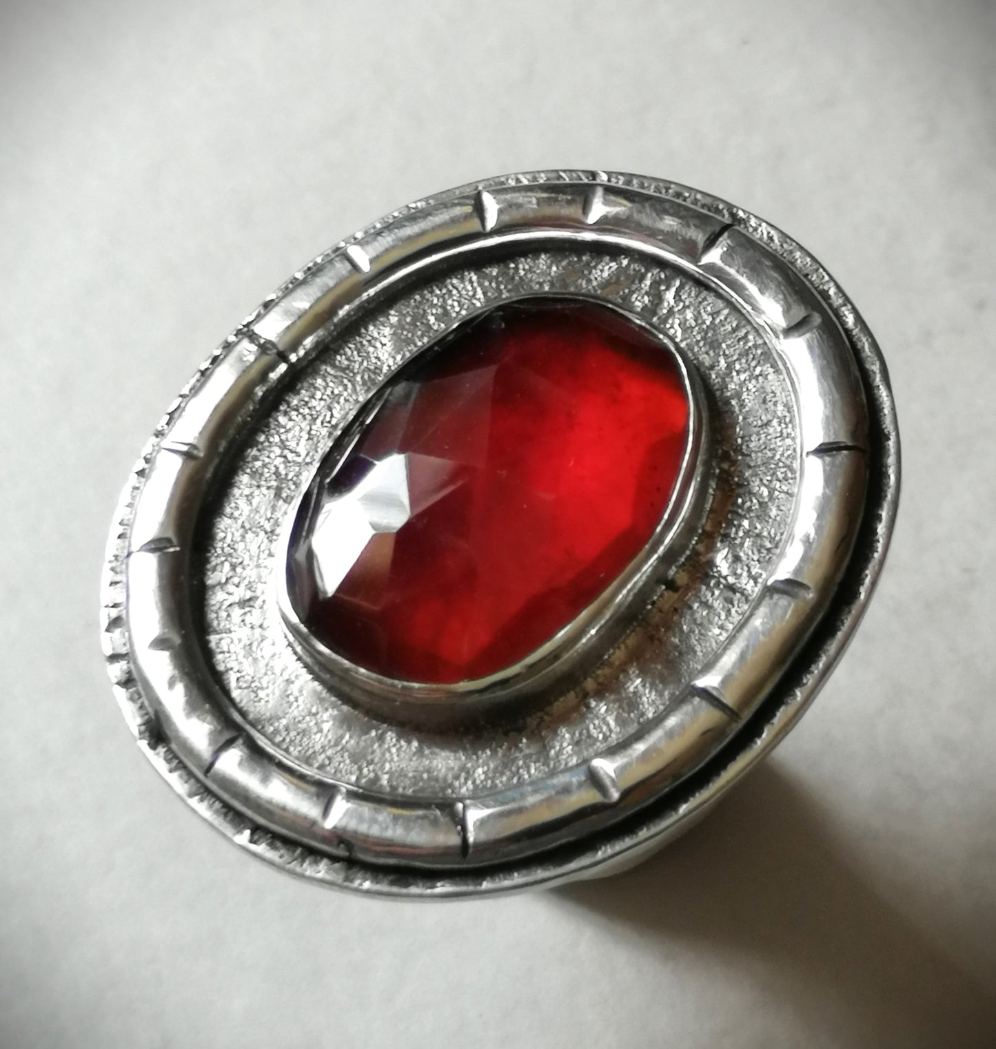 Anillo Granate Hessonita L