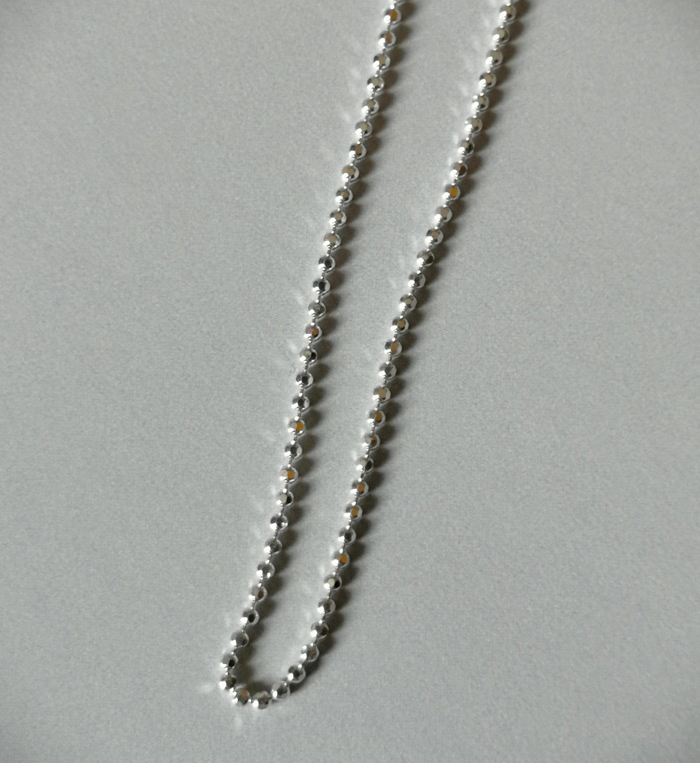 Cadena de plata 925 esferas 45 cms