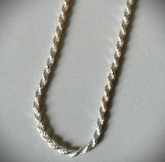 Cadena de plata 925 tourbillón 50 cms